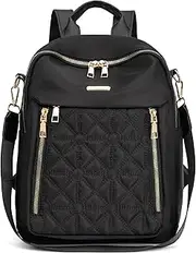 [Pealwel] Mini Nylon Women Backpacks,Small Ladies backpacks Lightweight Shoulder Satchel Bag Tote Handbag Casual Travel Daypack