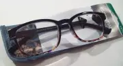New Women's Foster Grant Essentials Reading Glasses +1.75, Misha BLU, Soft Case