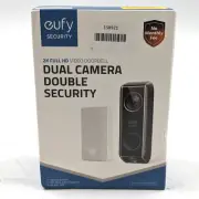 Eufy Dual Camera Double Security 2K Full HD Video Doorbell - T8203