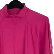 NEW G/FORE Mens XL Luxe Quarter 1/4 Zip Mid Layer Performance Golf Pink $155