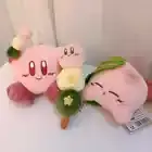 Cute Girl Heart Cherry Blossom Kirby Plush Doll Keychain Backpack Small Gift New