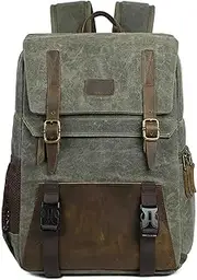 Camera Bag Double Canvas Double Shoulder Camera Bag for Hiking Travel