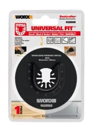 WORX 80mm Sonicrafter Oscillating Multitool Universal Circular Saw Blade