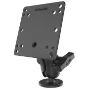 RAM Mount 1.5" Ball Round and VESA Plates With Short Socket Arm RAM-101U-B-246