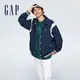 Gap 男裝 Logo翻領外套-海軍藍(877507)