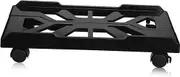 jojofuny Pc Tower Holder Wheels Height Adjustable Computer Stand for Floor Easy Maintenance Abs Plastic Material