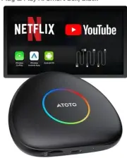 New Car Smart Box, Wireless Carplay Adapter, Android, GPS Tracker, AI Drive...