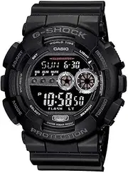 Casio G-Shock Digital Mens Black X-Large Watch GD-100-1B GD-100-1BDR