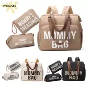 Pangdube 3pcs/set Mom Bag Large Capacity Diaper Bag Handbag Backpack for Father