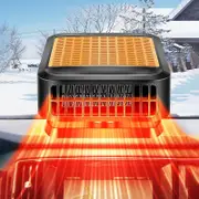 Car Heater 12v High Power Heater Car Front Windscreen Defogging Heater Orange One Size