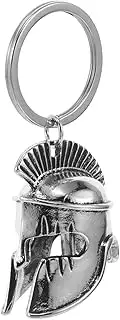 [JECOMPRIS] Roman Style Helmet Keychain Vintage Decor Alloy Ornament for Car Keys Retro Pendant Charm