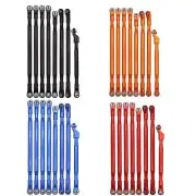 8Pcs/Set CNC Aluminum Metal Links Connector for Axial SCX6 1/6 RC Upgrades Parts