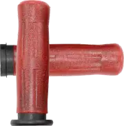 Avon Sparkling Red TBW Old School Rubber Grips OLD-69-SRED-FLY for 08-20 FLT FLH