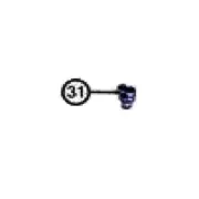 Viking 055101-000 1-1/2" PVC Wye Connector P Trap Drain