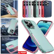 For iPhone 16 15 14 13 12 11 Pro Max 8 7 Plus SE Case Shockproof Slim Hard Cover