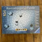 RAVENSBURGER Puzzle 654 Silver KRYPT Jigsaw Ultimate Challenge 20x27 2005 159642