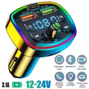 Car Wireless Bluetooth FM Transmitter MP3 Player PD 18W USB Car Charger Adapter