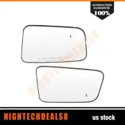 Mirror Glass For 2007-2008 Ford Edge Chrome RH Convex + LH Flat