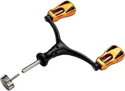 Fishing Reel Handle - Aluminum Double Rocker Fishing Reels - High Strength Rock Arm Nonslip Lightweight Fishing Accessories for Fishing