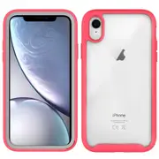 MCC Shockproof Bumper Case iPhone XR Clear Back Cover Apple iPhoneXR [Magenta]