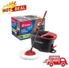 Spin Mop & Bucket System, Hands-Free Wringing, Triangular Head, Machine Washable