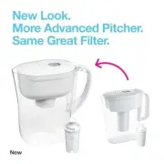 Brita Everyday Water Filter Pitcher with Filter, 10 Cup - White