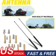 16" 2-pack Black Whip AM/FM/XM/CB Power Radio Antennas Mast for HARLEY-DAVIDSON