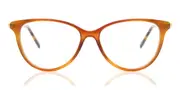 Full Rim Cat Eye Transparent Caramel Brown SmartBuy Collection Lorelei DFI-010 683 Fashion Women Eyeglasses