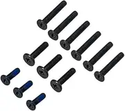 Gintai 12PCS(6long 3 Medium 3short) Black Laptop Bottom Case Screws Replacement for GA503RW GA503RM GA503RS