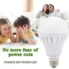 5W/7W/9W/12W LED Emergency Round Golf Light Bulbs Small Screw E27 Bulb Z9J1