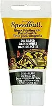 Speedball Oil Based Block Printing Ink 37 ml, Black