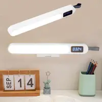 在飛比找momo購物網優惠-【泰GER生活】時鐘顯示可調角度磁吸LED燈一般款(住宿/學