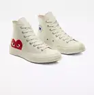 [150205C] Converse x Comme des Garcons Play Chuck 70 Hi Off White *NEW*