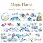 墨染一色 魔幻星球 MAGIC PLANET 和紙 分裝紙膠帶