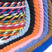 West Coast Paracord | Twisted Natural Cotton Artisan Cord Rope – Super Soft Assorted Colors & Lengths (Black, 5/8 Inch Diameter X 100 Feet)
