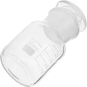 Alipis Glass Bottle Multi Functional Laboratory Bottle with Solid Base Design for Accurate Measurement for School Experiments and Chemical Storage