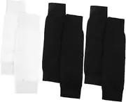 Generic 3 Pairs Compression Calf Sleeves for Soccer and Running Breathable Knitted Shin Guard Covers Durable Support for Teenagers and Adults for Sports Protection