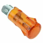 5 x Amber 10mm Plastic Indicator Pilot Light 220V