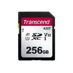 微型小賣店 【TS256GSDC420T】 創見 256GB SDXC 工業用 記憶卡 支援 A1 U1 V10 創見