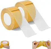 High Adhesive Strength Mesh Double-Sided Duct Tape Super Sticky Resistant Clear Tape Heavy Duty Glass Fiber Mesh Double Sided Tape for Walls Carpets Glass