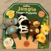 Rashti and Rashti Magic Years Finger Puppets Jungle 4 Piece