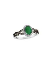 Le Vian 14K 0.73 ct. tw. Diamond & Emerald Legacy Ring