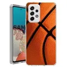 For Samsung Galaxy A23 5g A52 A53 TPU Case Cover+Glass(Basketball)