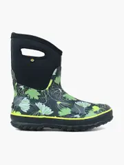 Bogs Boots Classic Mid Tulip Women's Boots Ideal for Grass and Mud BLK MULTI Size US 7/EU 38