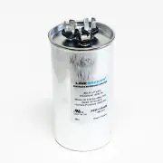 Supco Capacitor Round Dual Run 85 + 10 uf mfd 370/440 Volts for HVAC Motors