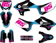 YAMAHA YZ 85 2022 2023 2024custom graphics Text style sticker kits decals