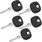 CLISPEED 5pcs Replacement Ignition Keys for Heavy Equipment Durable Digger Keys for Excavators and Construction Machinery Secure and Reliable Accessory for Enhanced Safety and Performance