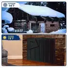Fireplace Curtain Chimney Draft Stopper Fireplaces & Stoves Accessries