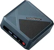 ORIGIMAGIC N1 Gaming Mini PC, AMD Ryzen 7 5700U(8C/16T, UP to 4.5GHz) 32GB RAM 1TB M.2 NVMe SSD, Mini Computer Support 4K Quad Display/WiFi 6E/BT5.2/Dual USB-C(Support Data/PD3.0/DP) Gaming/Office