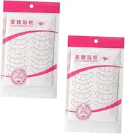 OFFIGAM 20sheets Five-point Eyelash Extension Positioning Sticker Pads for Accurate Grafted Eyelashes Isolation and Easy Application and Enthusiasts